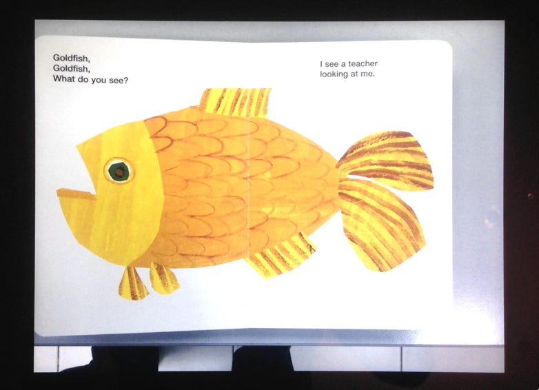 brown bear brown bear what do you see goldfish