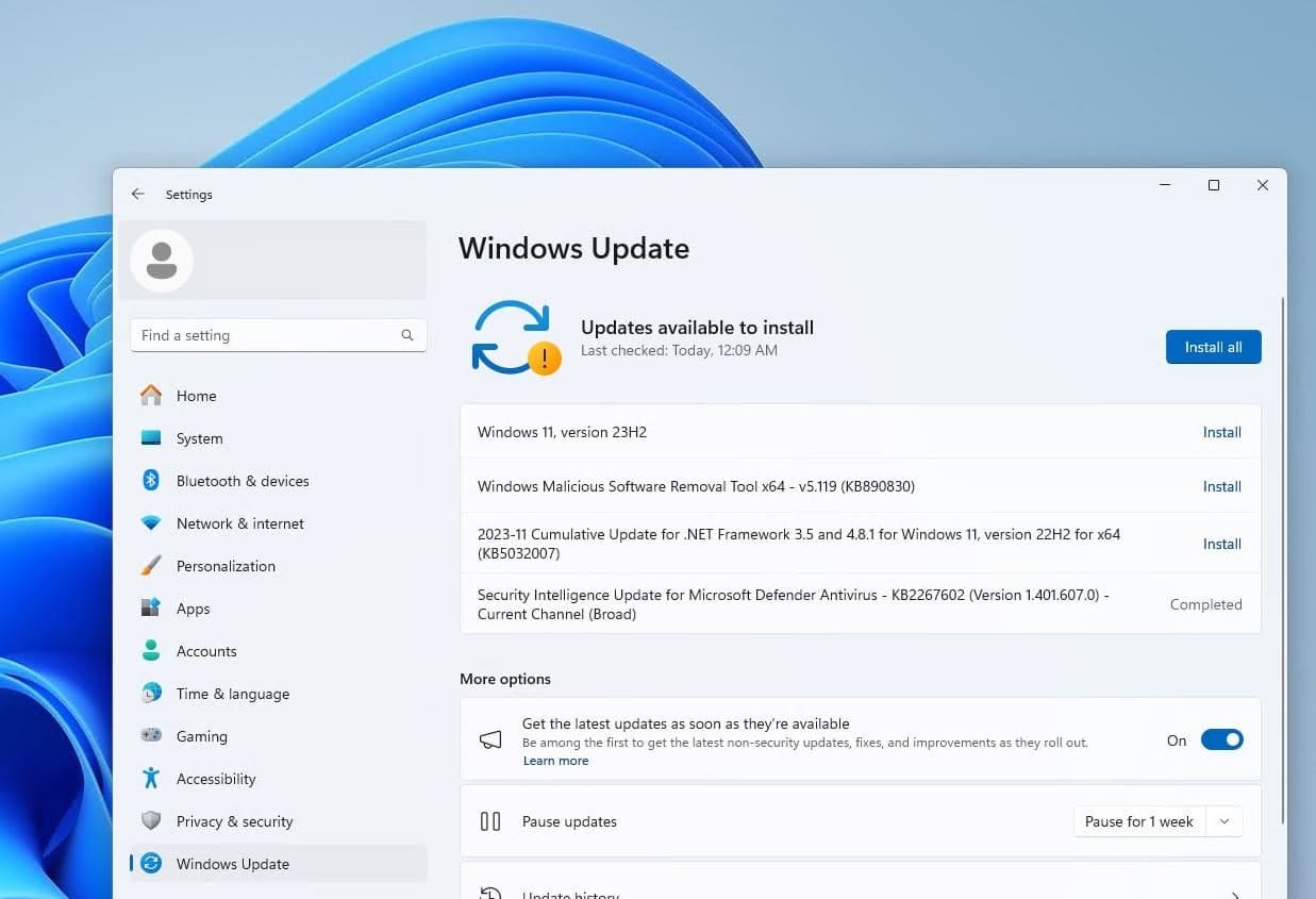 Windows 11 KB5030310 23H2 features out, download offline installers