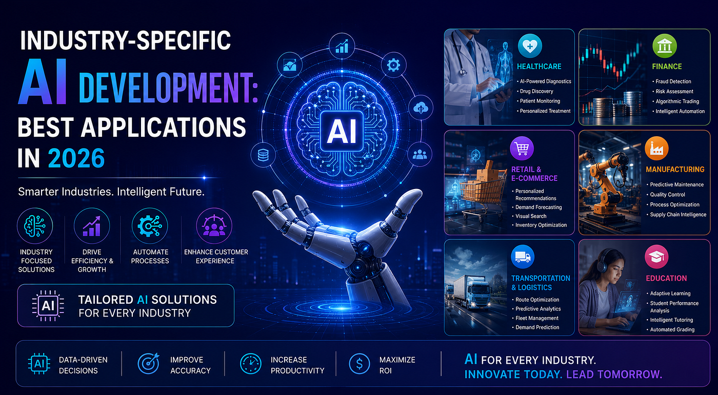 Industry-Specific AI Development: Best Applications in 2026