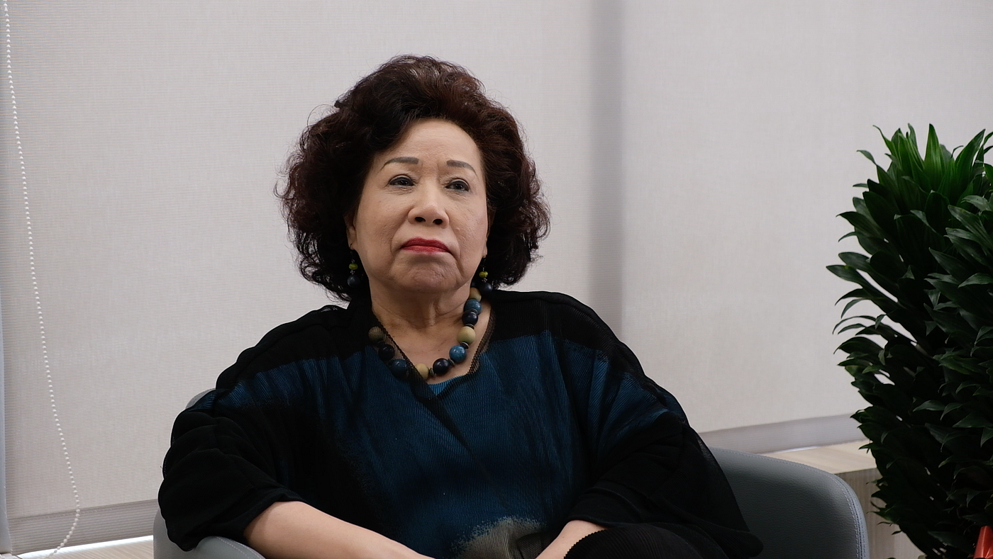 國際單親兒童基金人創辦人黃越綏 攝影/胡孫寧