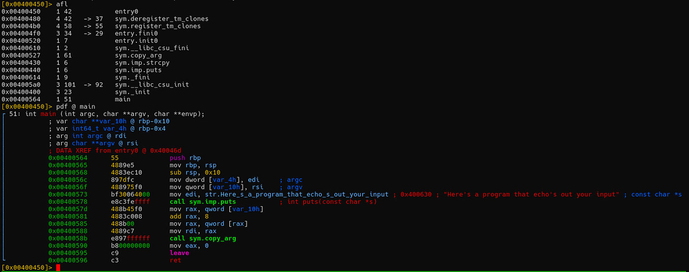 TryHackMe Walkthrough — Task 8 Write-Up (Radare2)
