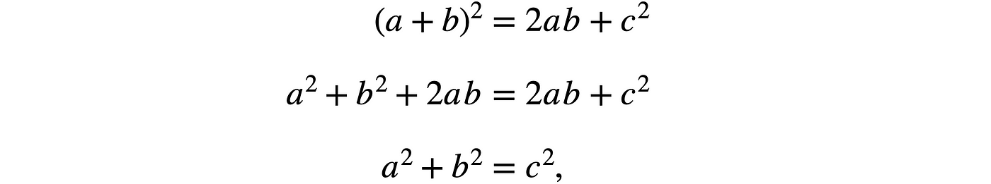 Proving the Pythagorean Theorem. Some algebraic and geometric proofs of…, by Michele Diodati, Not Zero