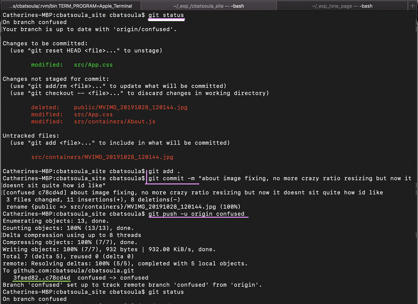 Using Git — clone, status, add, checkout, push | by Catherine Batsoula |  Medium