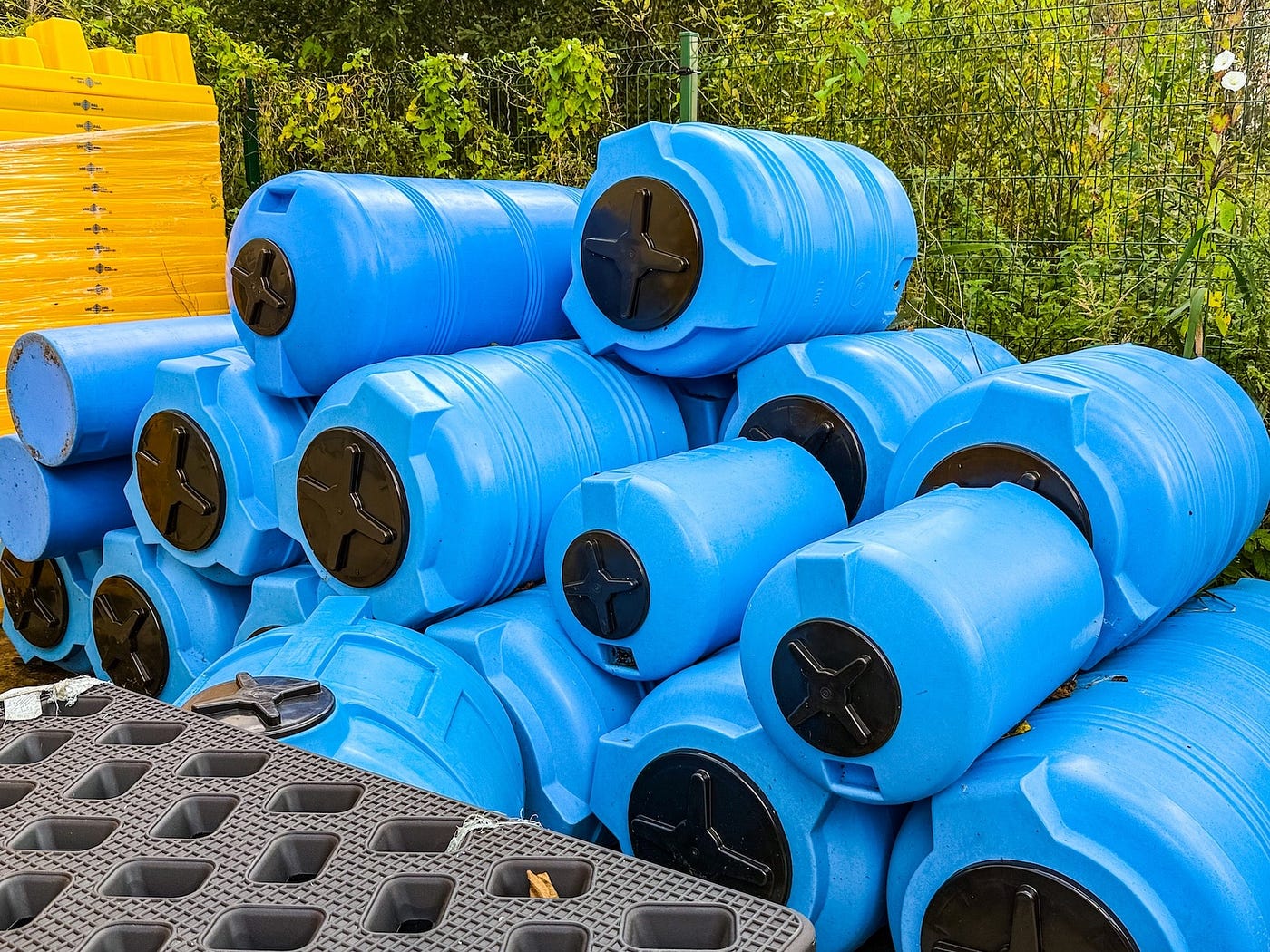 Plastic water storage tank 5000L