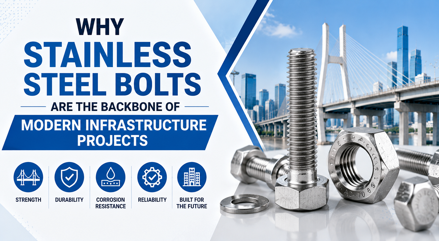 Why Stainless Steel Bolts Are the Backbone of Modern Infrastructure Projects