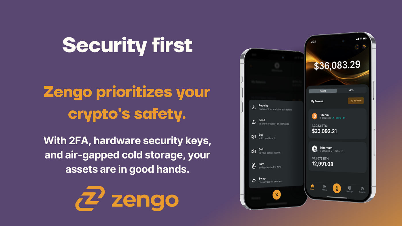 Zengo Wallet: Safeguarding Your Crypto with 4 Cutting-Edge Features and  Technologies | by tybdao | Medium