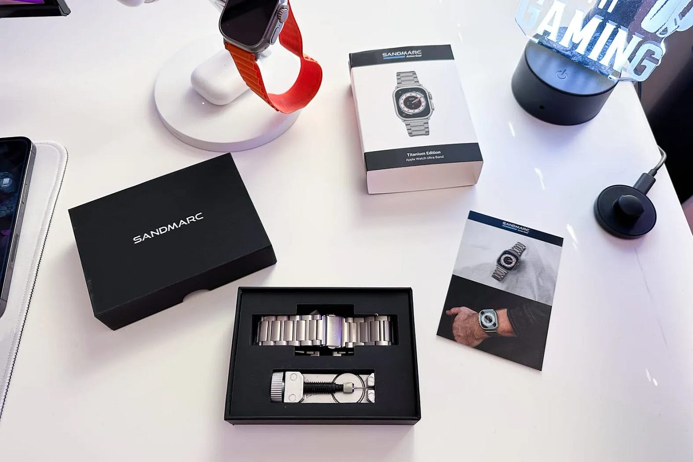 Sandmarc Titanium Edition — Apple Watch Ultra Band 2023 REVIEW — MacSources  | by MacSources | Medium