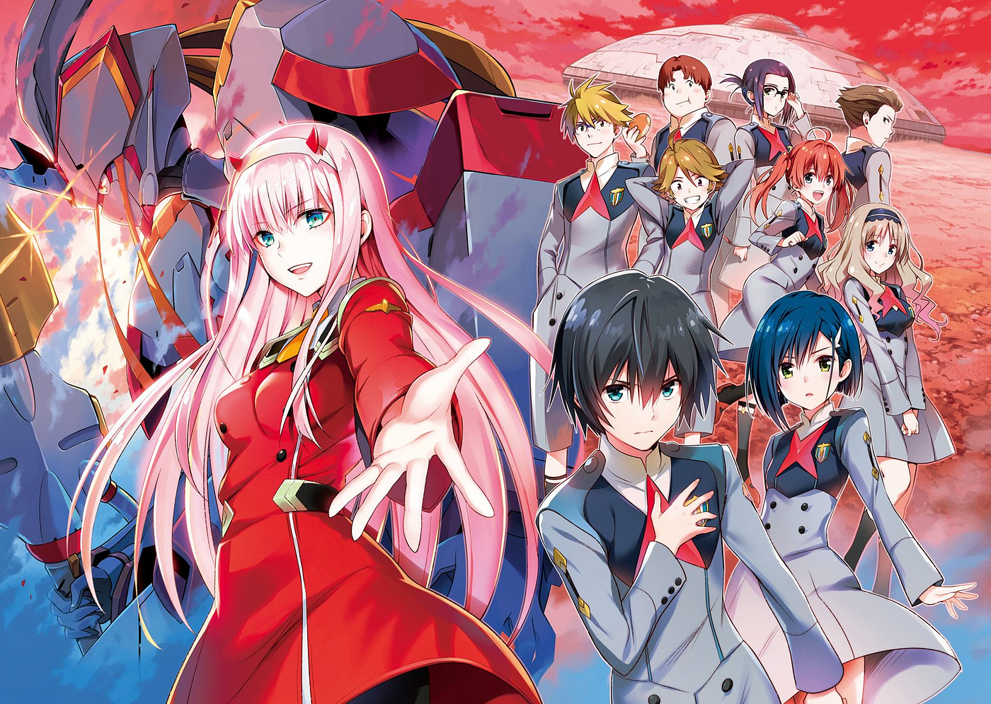 Crunchyroll.pt - O elenco de DARLING in the FRANXX te