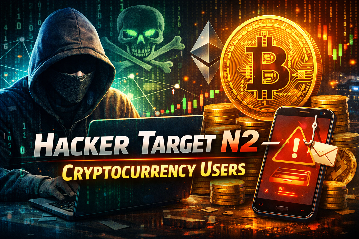 Cryptocurrency users are hackers’ second most important target
