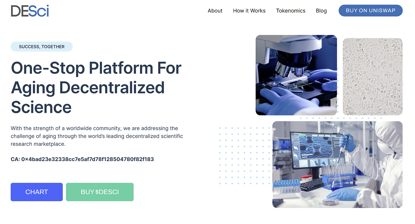 DESci: A Decentralized Crowdfunding Platform for Scientific Research | by  DESciToken | Medium
