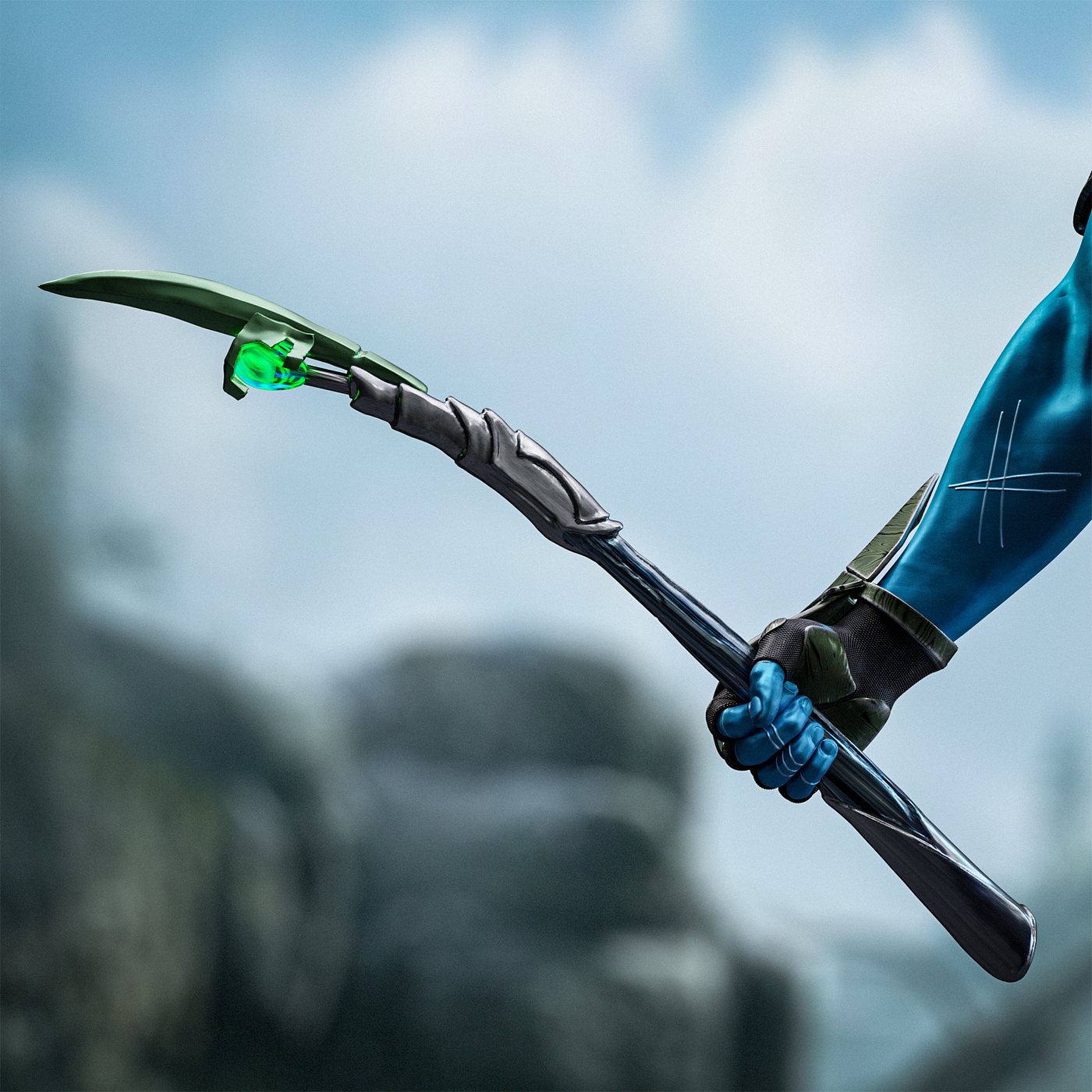 Fortnite Loki's Scepter Pickaxe - PNG, Pictures, Images