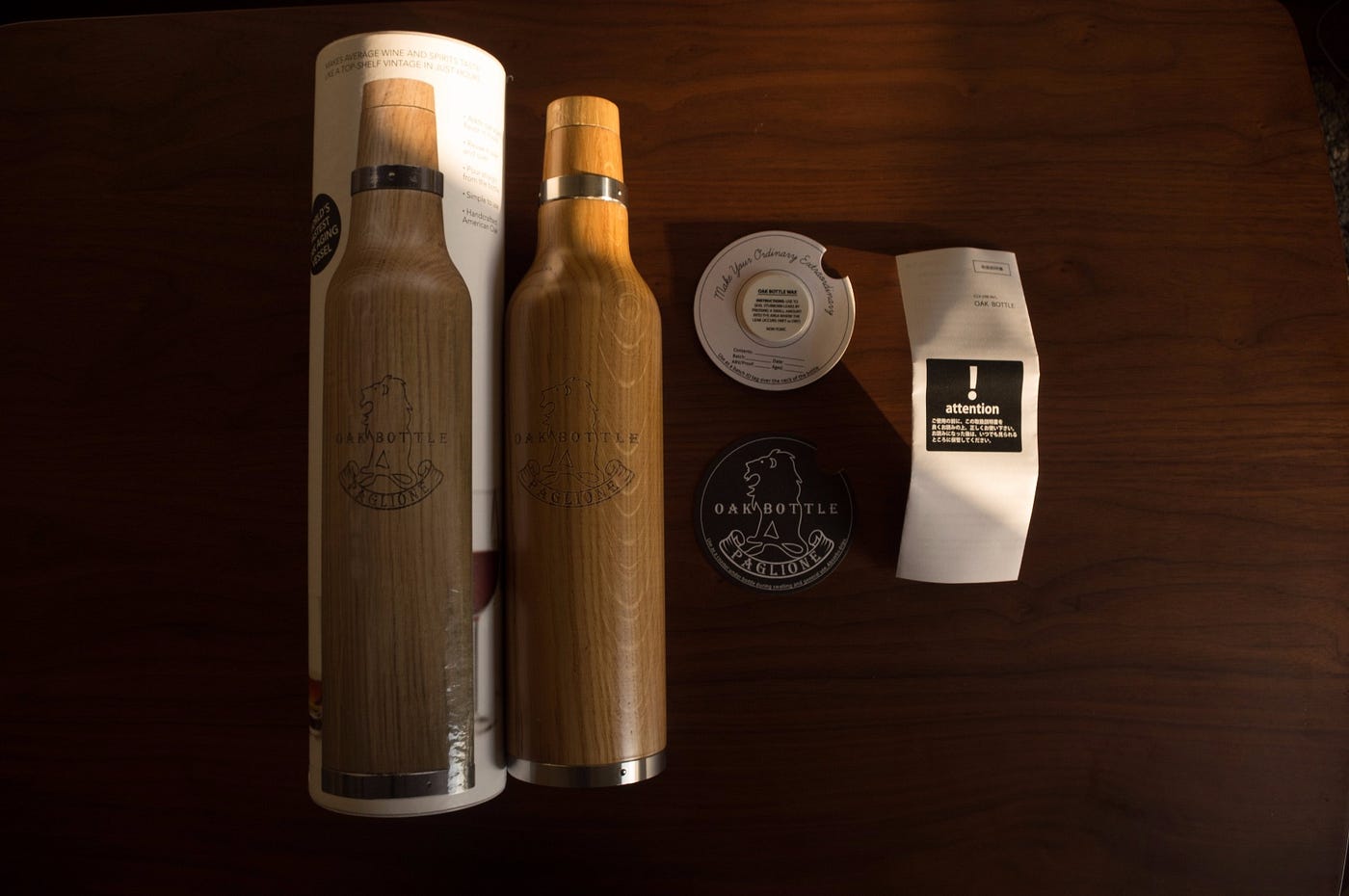 セラヴィ オークボトル ウイスキーやワインのエイジングボトル