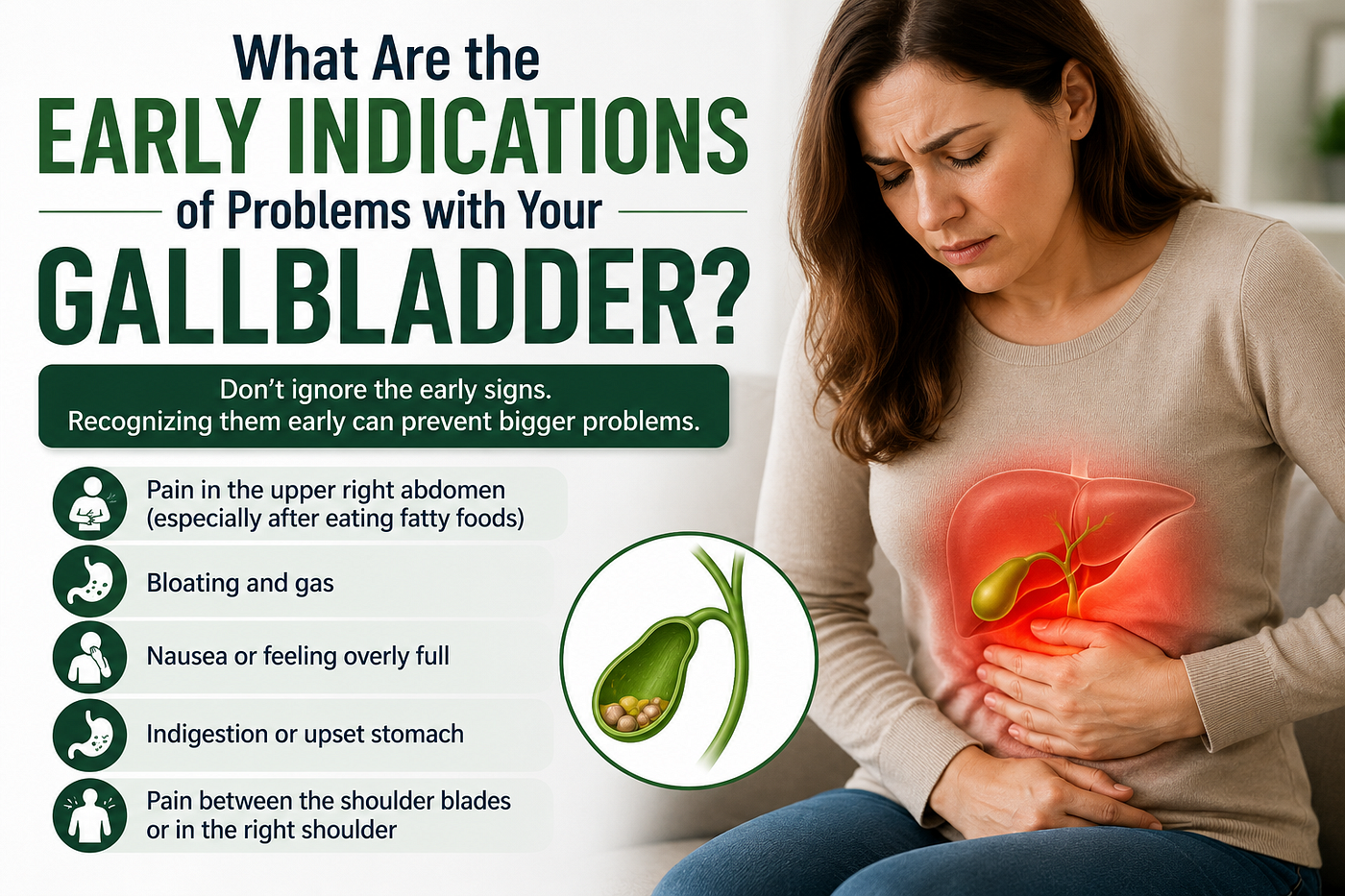 What Are the Early Indications of Problems with Your Gallbladder