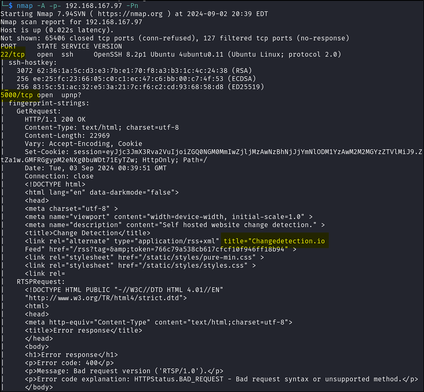 Proving Grounds Practice— Detection