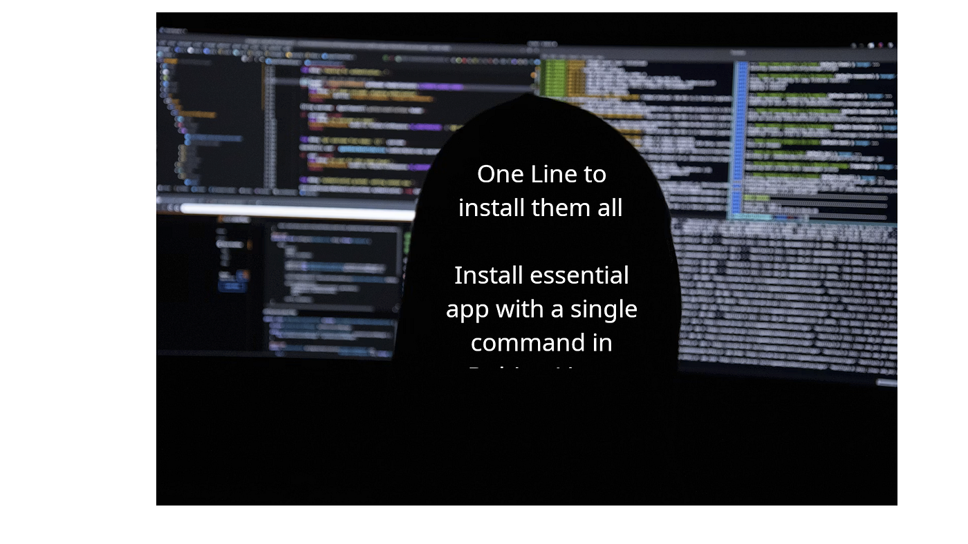 One Line to install them all — install essential app with a single command in Debian Linux…