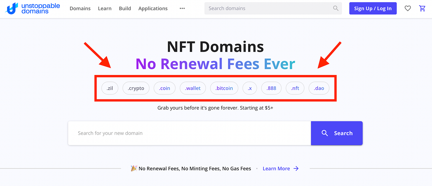Unstoppable Domains Has New Record For Most Expensive Domain Name NFT -  Crypto Daily