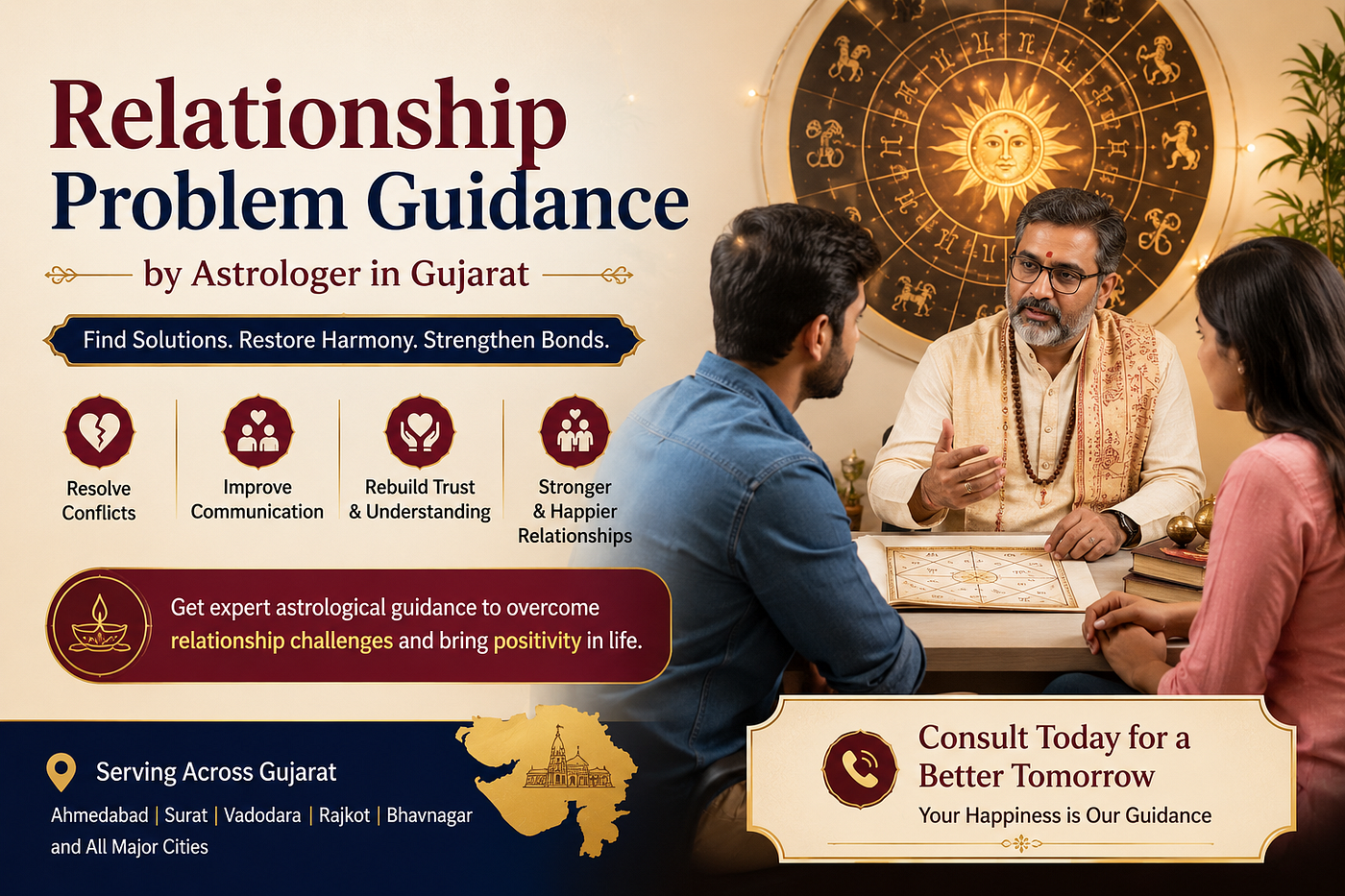 Relationship Problem Guidance by Astrologer in Gujarat