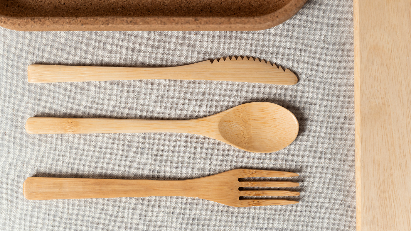 Handmade Wooden Cutlery Set Zero Waste Alternative to Bamboo