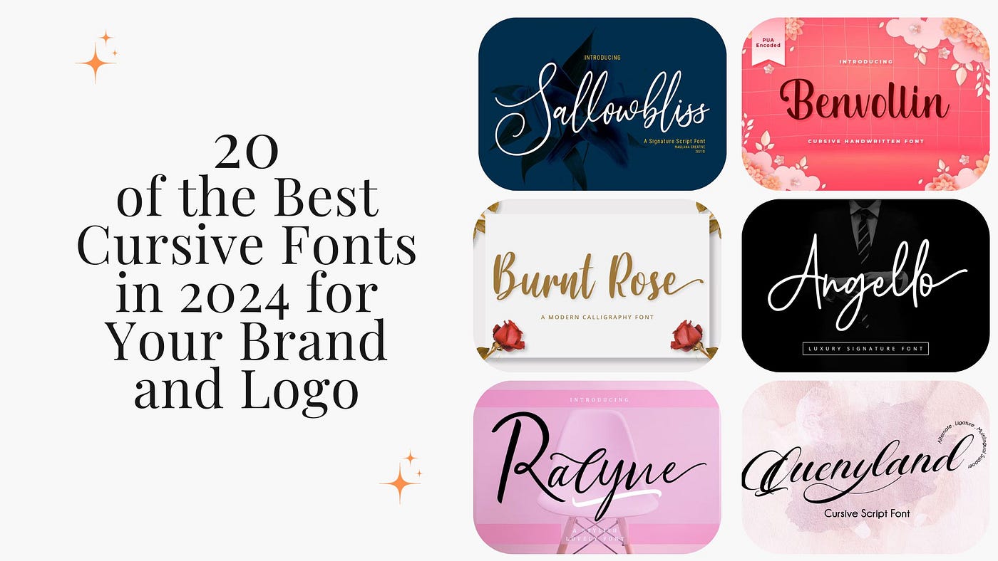 Top 20 Cursive Fonts of 2024 for Your Logo and Brand | Bootcamp