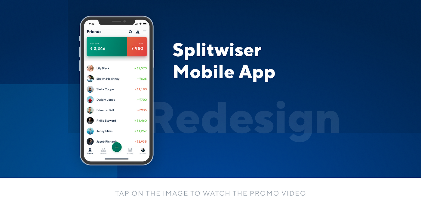 Splitwise: a UX case study. An exercise in simplifying expense
