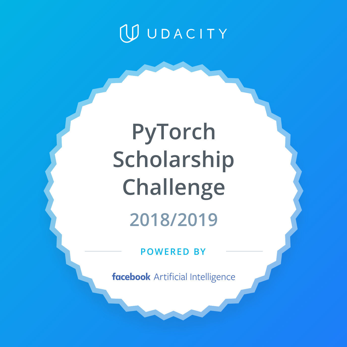 PyTorch Scholarship Challenge from Facebook I m in by