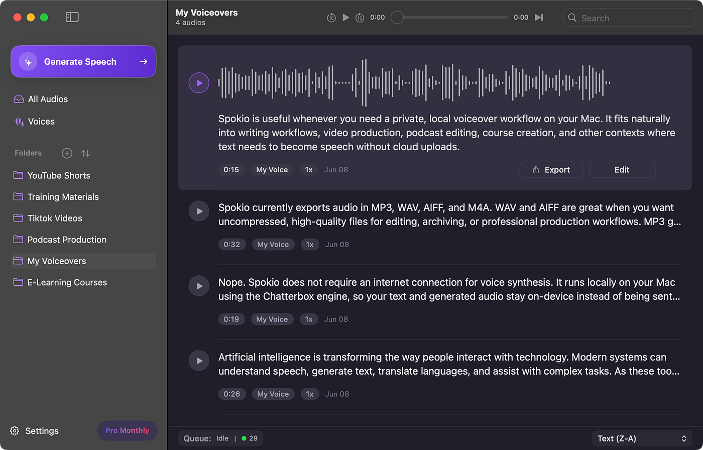 I Built an Offline Text-to-Speech App for Mac — Here’s Why I Did It the Hard Way