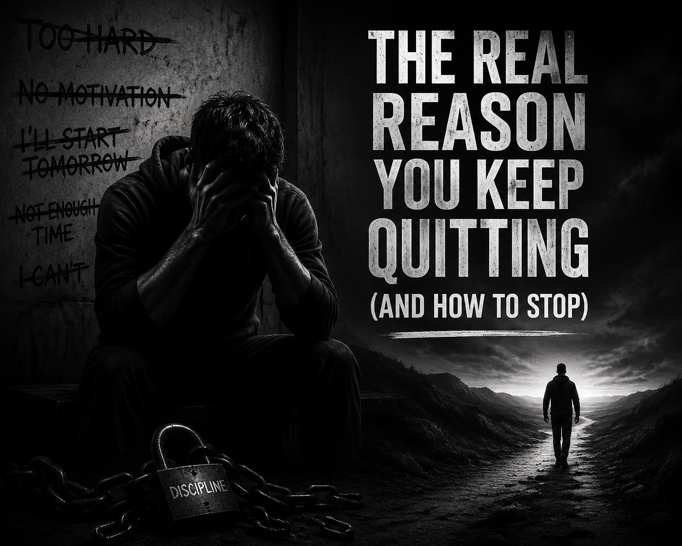 Most people do not fail because they are incapable. They fail because they repeatedly stop.