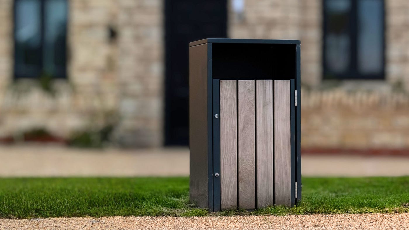 Recycled Plastic Litter Bins Supporting Sustainability