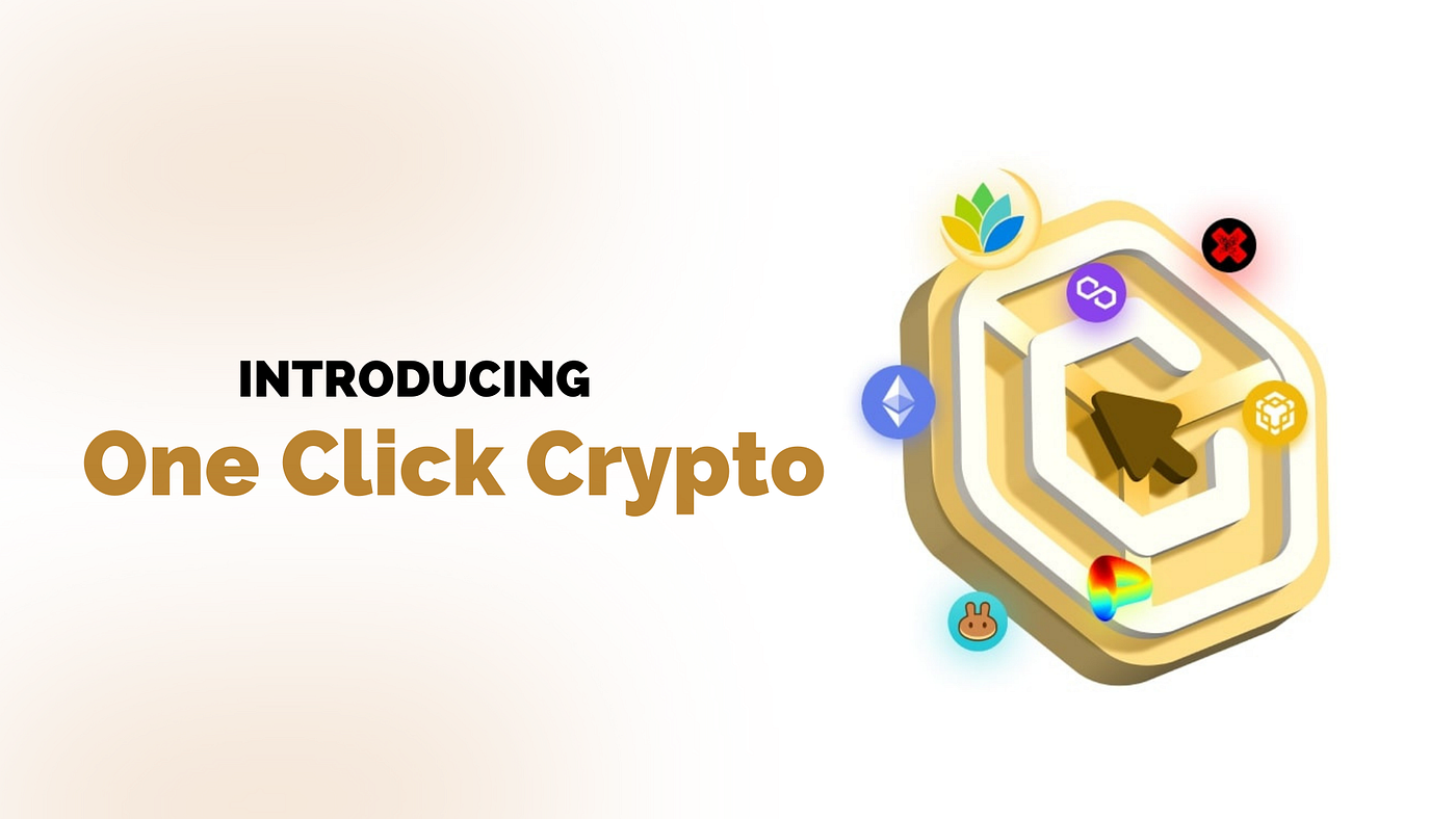 Introducing One Click Crypto. Introducing One Click Crypto | by Judeumoren  | Medium