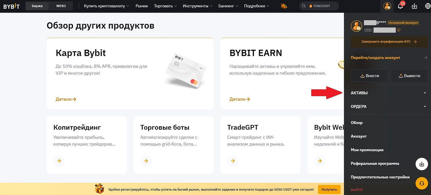 ᐅ Bybit Web3 Wallet: creation, deposit, withdrawal, risk-free earnings | by  Profvest | Medium