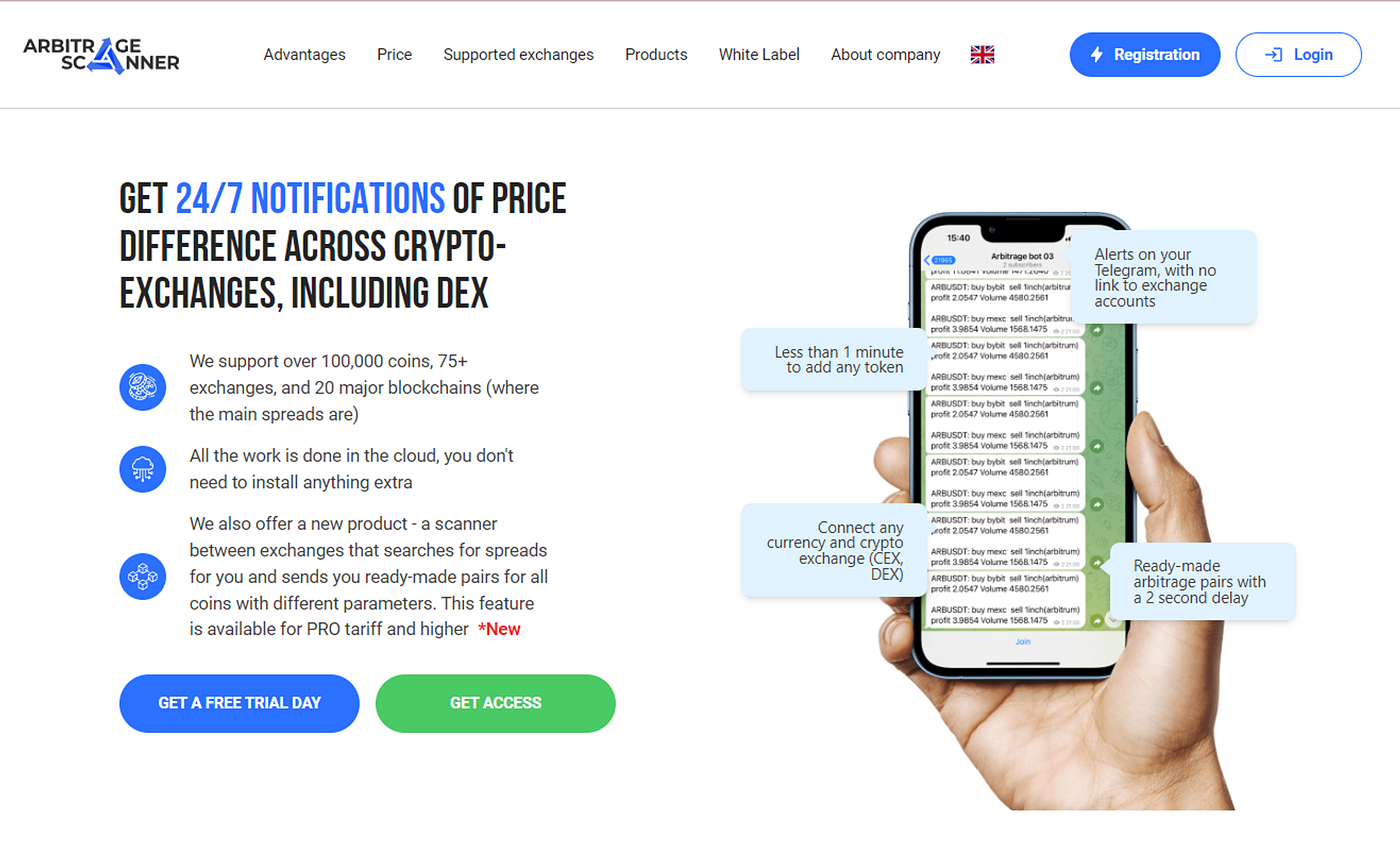 ArbitrageScanner.io. best crypto arbitrage scanner for CEX… | by Audu isaac  sumaila | Medium