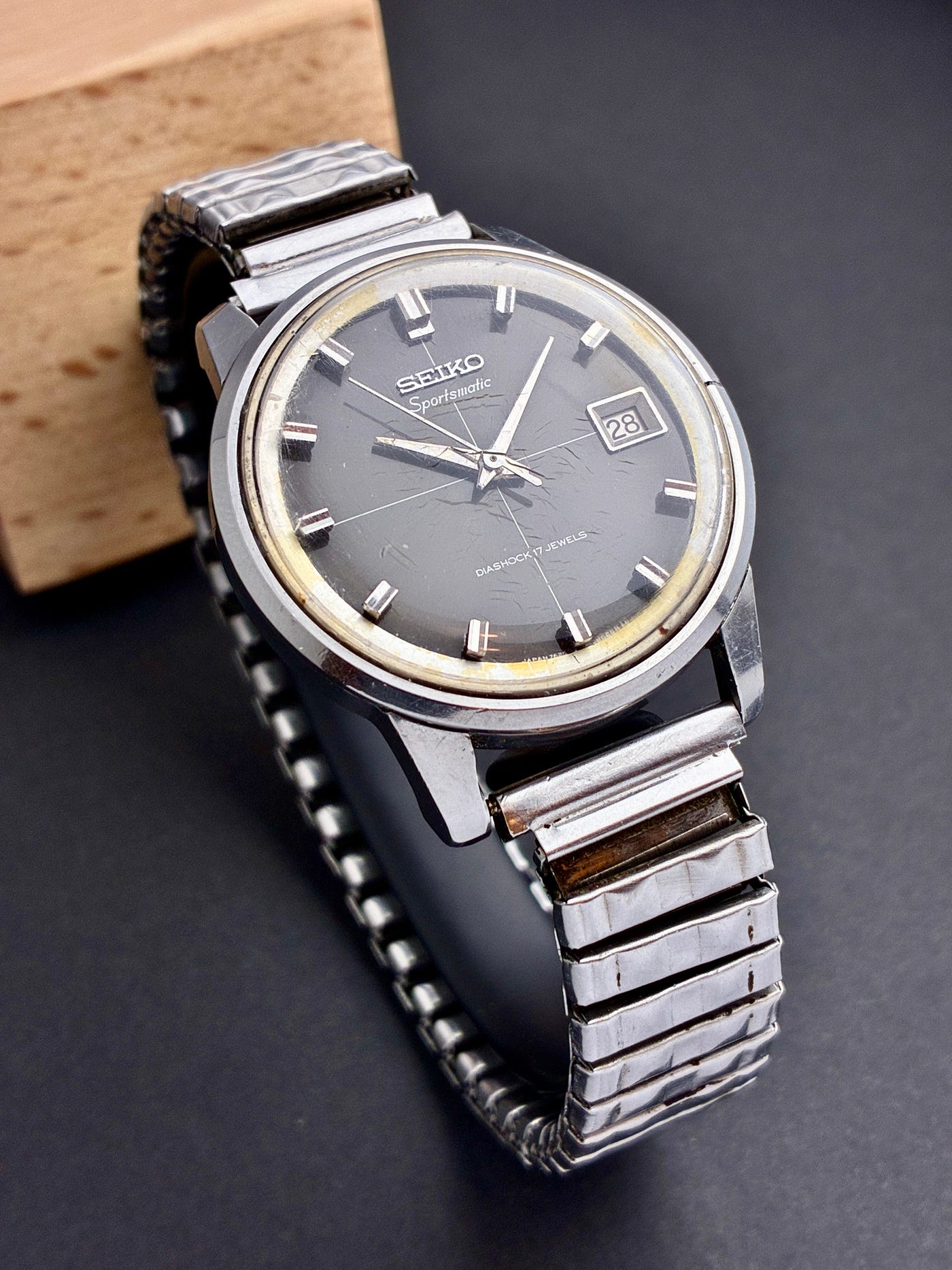 インテリア小物一式 SEIKO Sportsmatic Calendar 820 17J 腕時計 セイコー 【公式通販】