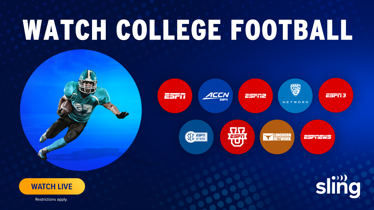 Catch all the rivalries and rituals of College Football on SLING TV by Kevin Glasse Amazon Fire TV