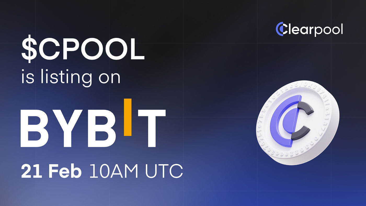 CPOOL is Listing on Bybit. Clearpool is thrilled to reveal that… | by  Clearpool | Clearpool | Medium