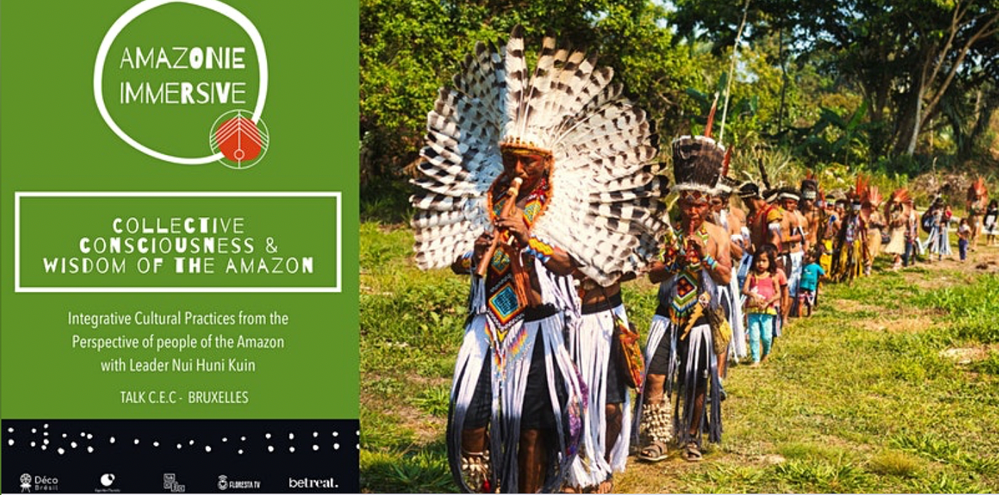 Rencontre exclusive avec le Leader Txana Nui Huni Kuin à AMAZONIE IMMERSIVE — Bruxelles