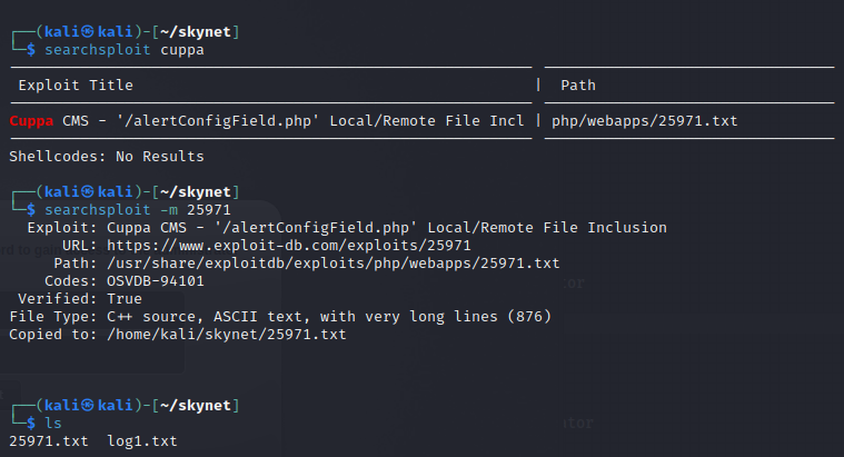 Skynet. A vulnerable Terminator themed Linux… | by Stacey Landrum