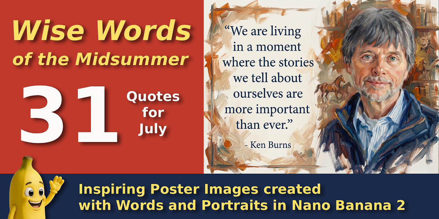 Wise Words for the Midsummer — 31 Quotes for July