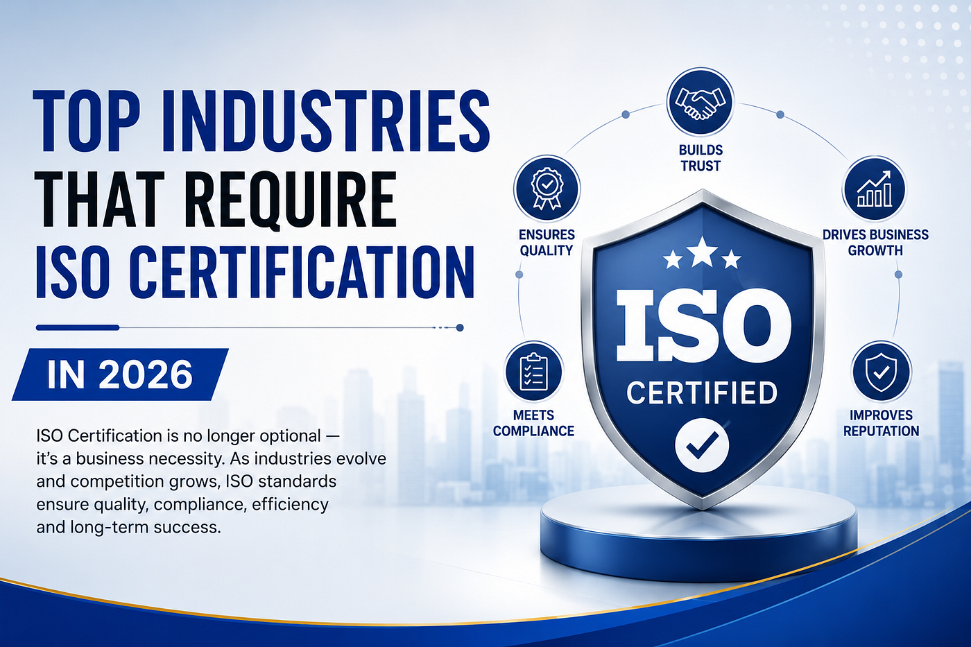 Top Industries That Require ISO Certification in 2026