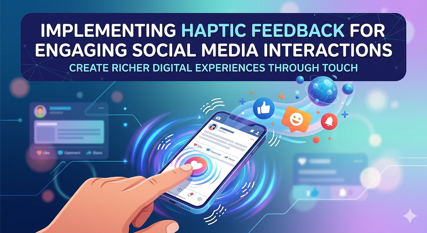 Implementing Haptic Feedback for Engaging Social Media Interactions