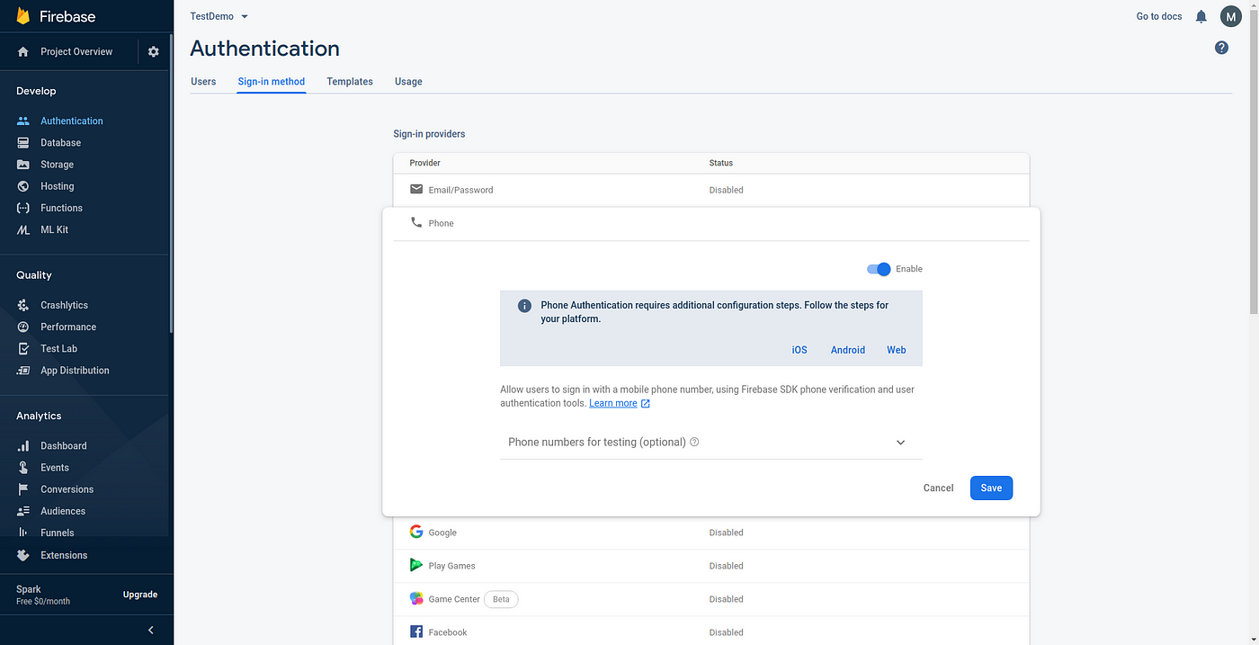 OTP(One Time Passcode) authentication using Firebase | by Maitri Varia |  nonstopio