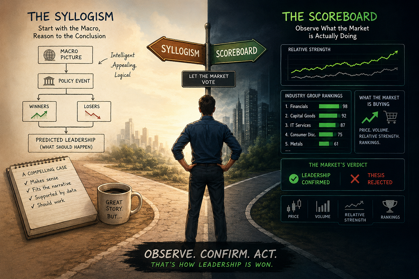 The syllogism and the scoreboard