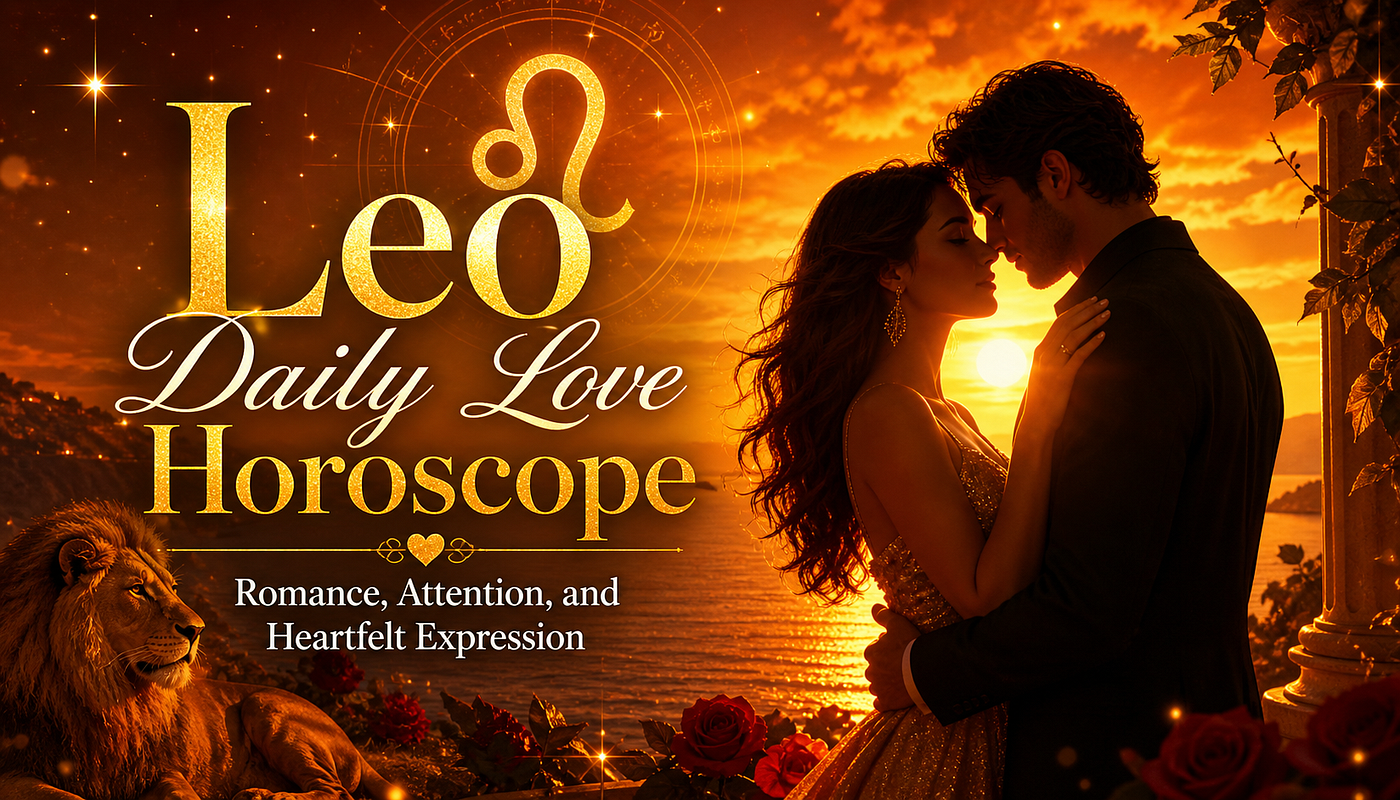 Leo Daily Love Horoscope: Romance, Attention, and Heartfelt Expression