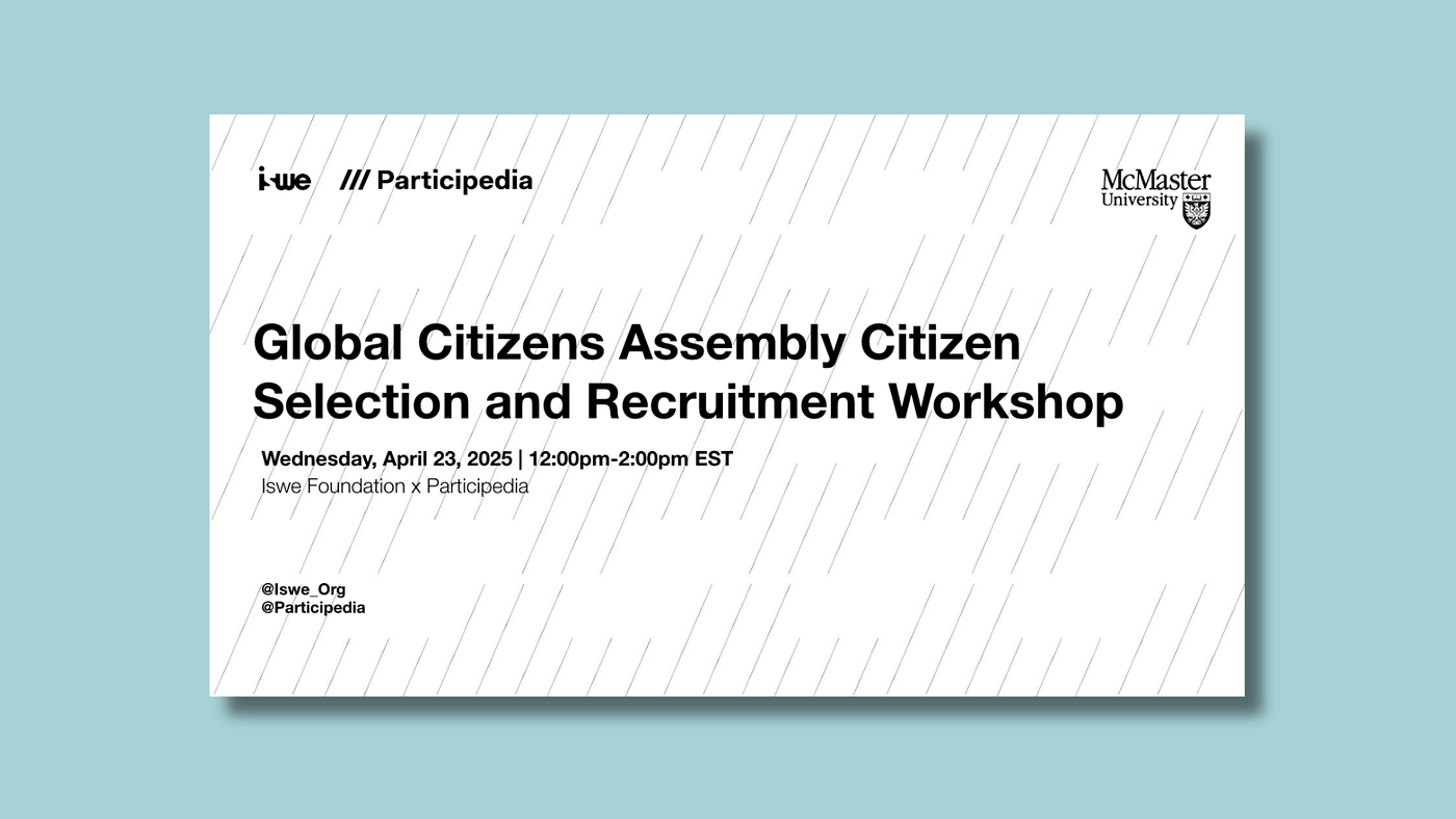 Grappling with “Good Enough”: Selection and Recruitment of Citizens for a Global Citizens’ Assembly