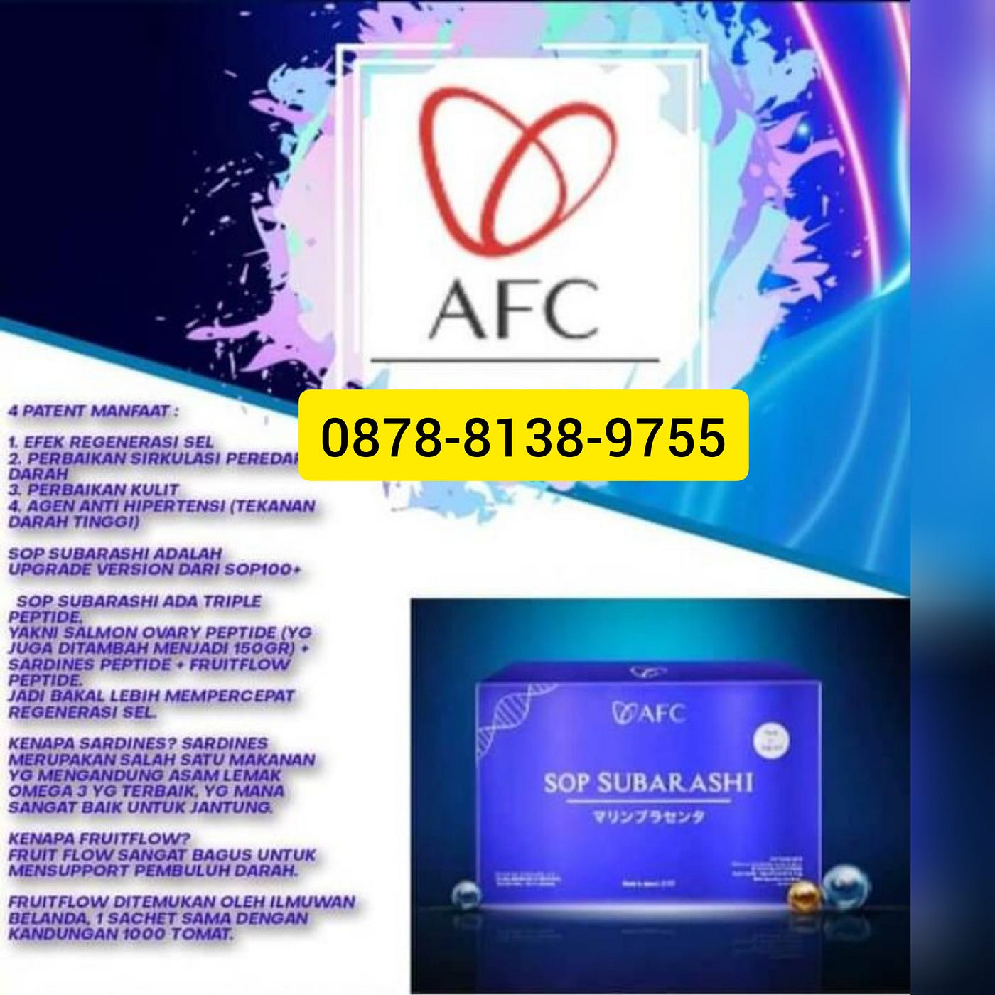TERMANJUR, Call 0878–8138–9755, Jual produk Subarashi Dan Utsukushhii Melayani Kranji-bekasi Barat