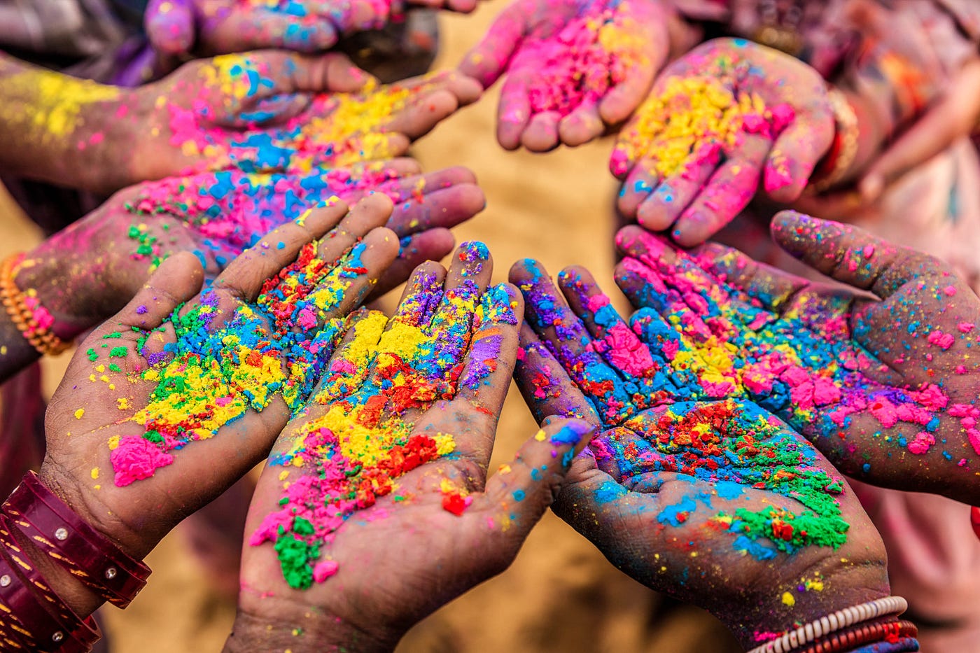 “Colorful Celebrations: Phool Holi Gulal vs.