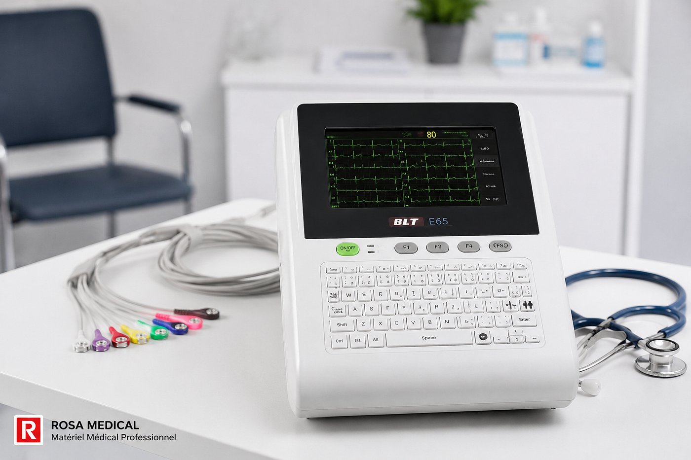 ECG 12 Pistes BLT E65 Tunisie — Électrocardiographe Professionnel Haute Précision