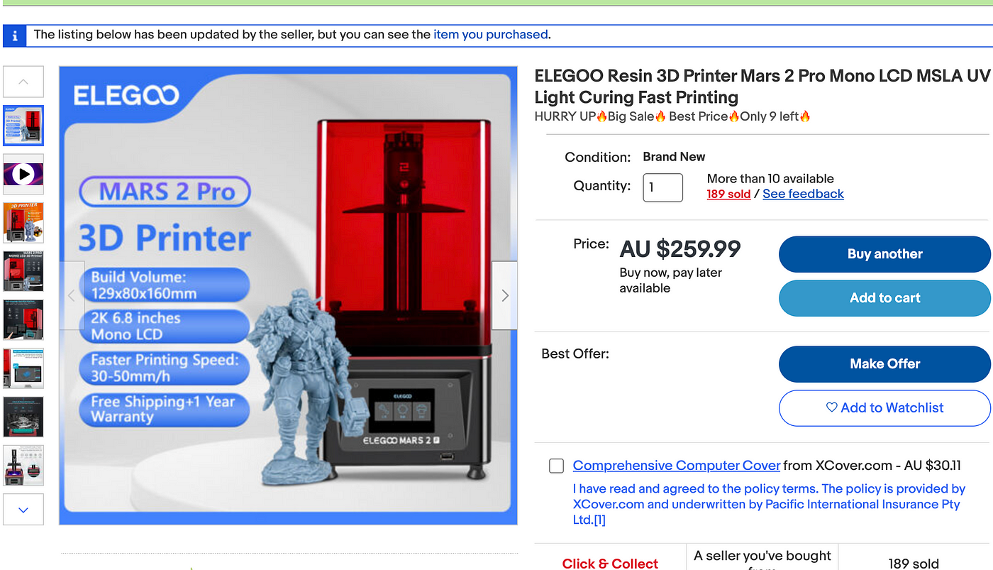 My First Resin 3D Printer — ELEGOO MARS 2 PRO, by Renee LIN