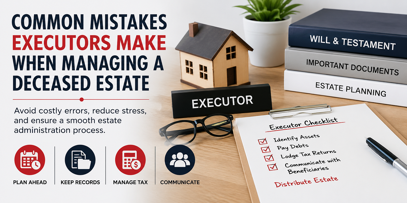 Common Mistakes Executors Make When Managing a Deceased Estate