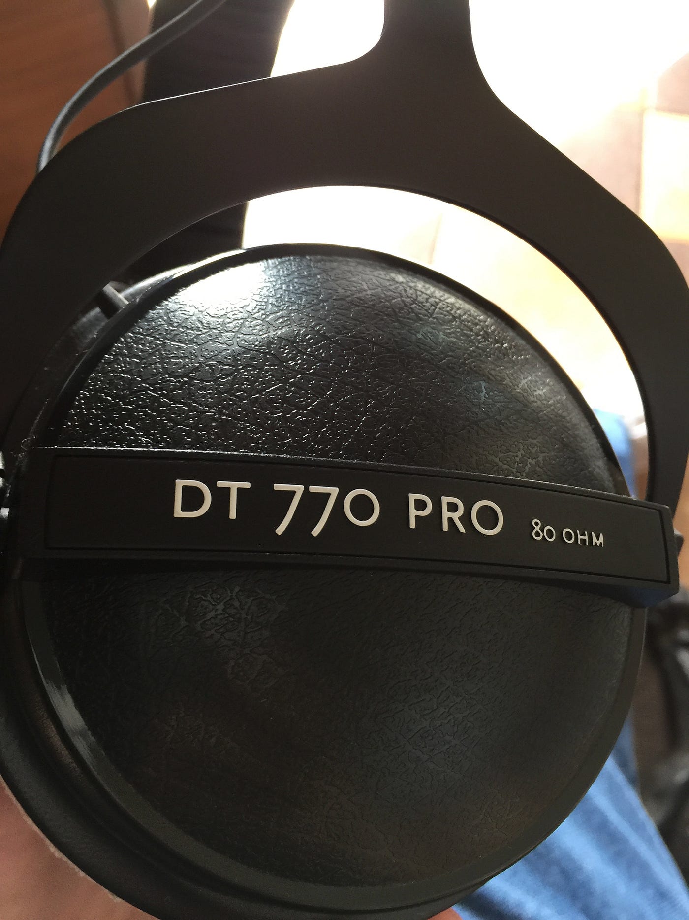 Needed some closed-backs, so I picked up the DT770 PRO 80 ohms