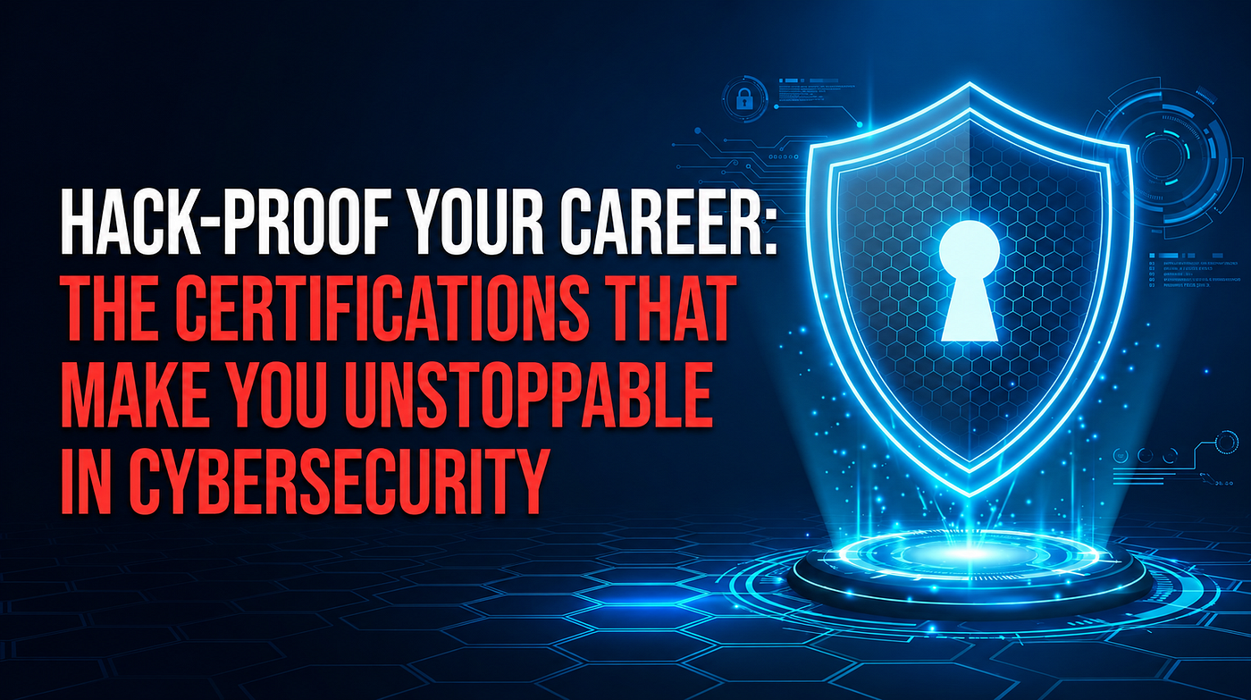 Hack-Proof Your Career: The Certifications That Make You Unstoppable in Cybersecurity
